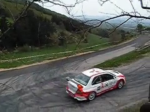 Rallye Annonay 2010 Stéphane RAYMOND Mitsubishi Evo 8