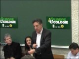 Yves Cochet à Dijon pour soutenir Europe Ecologie Bourgogne