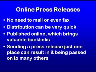 How To Use Online Press Releases For Your Business