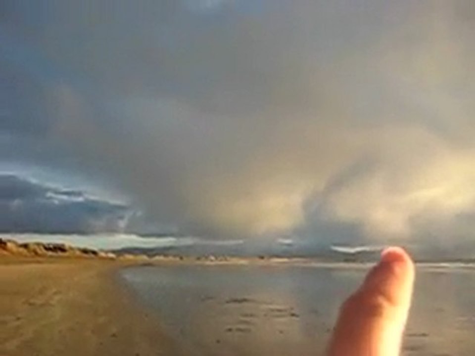 Ballyheigue beach at sunset, 21 Feb 2010