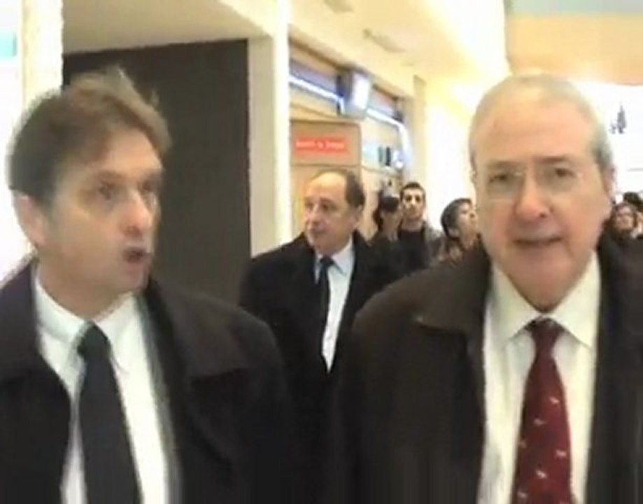 Régionales 2010 - Jean-Paul Huchon à Arcueil