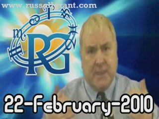 RussellGrant.com Video Horoscope Virgo February Monday 22nd
