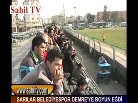 SARILAR BELEDİYESPOR DEMRE'YE BOYUN EĞDİ
