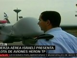 Fuerza aérea israelí presentó flota de aviones de guerra