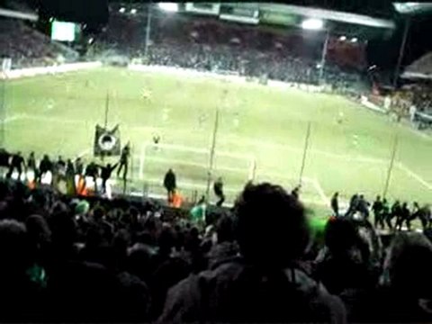 ASSE-Montpellier 2010 Kop Nord après But Rivière