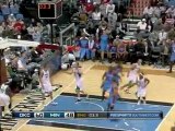 Thabo Sefolosha takes the pass and finishes with a huge slam