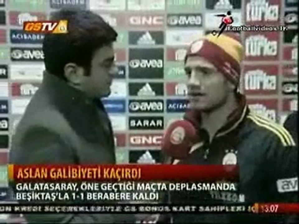 Bjk 1-1 Gs Maç Sonu :Jo Alves ve Barış Özbek Röportajı