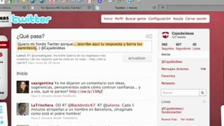 Concurso Quiero Mi Fondo Twitter - Caja de Ideas