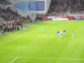 Trabzonspor-Gençlerbirliği maçı kolbastı şov!