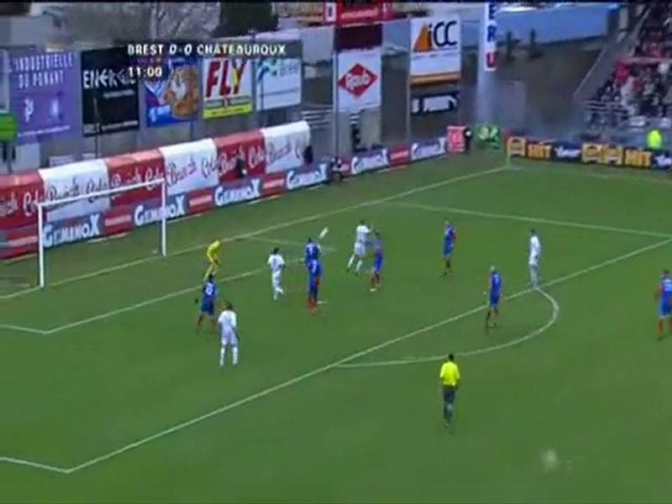 Ligue 2  Brest - Chateauroux