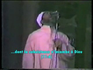 Cheikh Kishk Amérique! L'Islam est intouchable