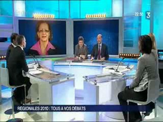 Débat Régionales 2010 de France 3 du 21.02.10 (1ère partie)