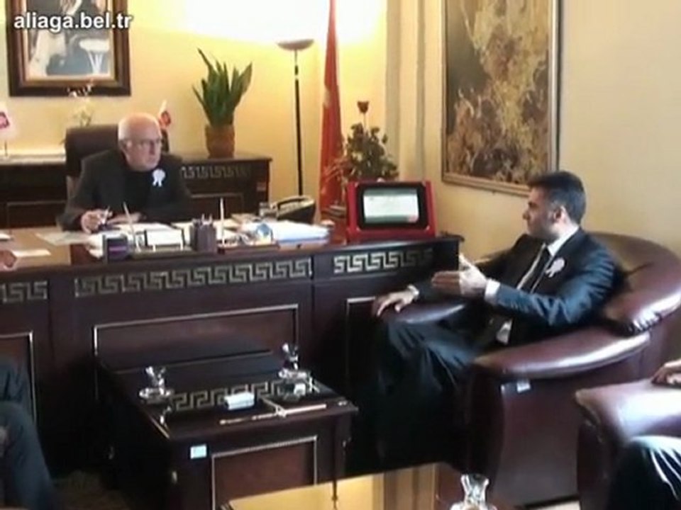 Aliağa Vergi haftasında Belediye Ziyareti