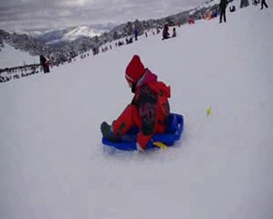 à la neige au mont ventoux