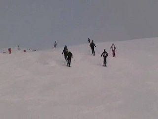 Ćwiczenie jazdy synchronicznej, szkolenie Val di Fassa 2010