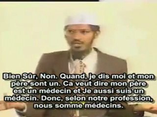 Zakir Naik, Jésus n'a Jamais Réclamé la Divinité dans Bible