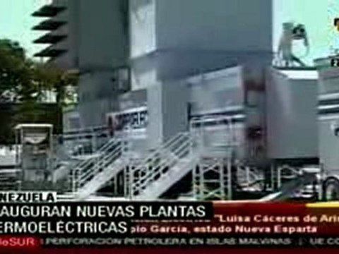 Venezuela inaugura 3 plantas termoeléctricas