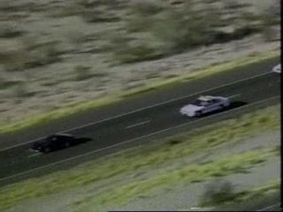 Accident voiture course poursuite