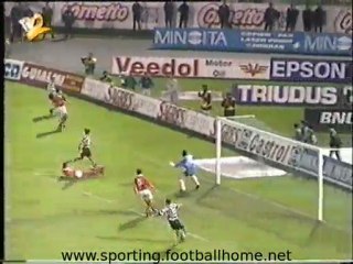 Sporting - 1 Benfica - 0 de 1994/1995