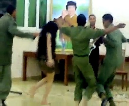 libyan army girls dancing fun