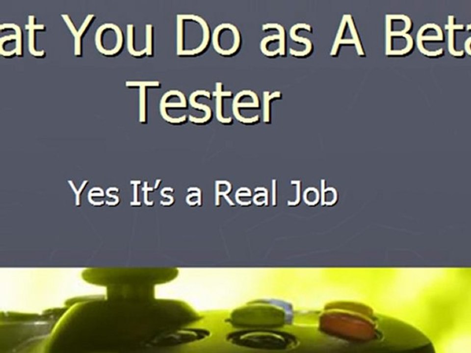 How To See Game Tester Requirements: job video game tester