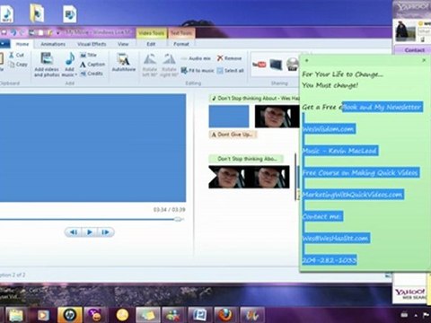 Home Business Tip Adding Captions to Windows Live Movie Mak