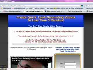Home Business Tip Marketing With Quick Videos Course Update