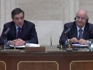 Fillon à la presse en Syrie