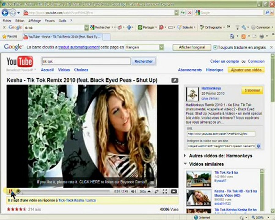 Comment Convertir Un Fichioer Youtube ---> En Fichier MP3