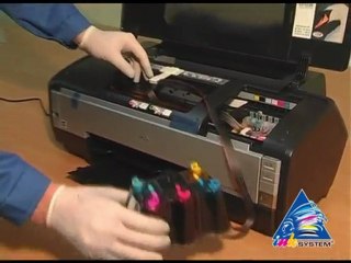 Установка СНПЧ на EPSON POTO 1410