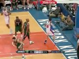 Danilo Gallinari drives the lane and throws down a monster t