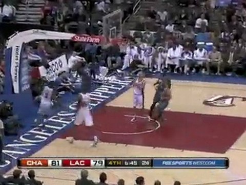 Gerald Wallace makes the steal then accelerates to the rim o