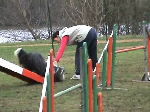 entrainement dans la boue, janvier 2010