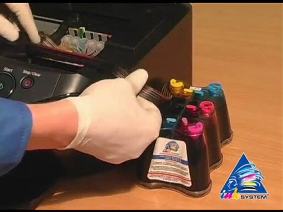 Установка СНПЧ на EPSON RX590 RX610 RX615 RX690 - video Dailymotion