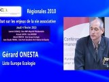 Débat en Midi-Pyrénées : Gérard ONESTA pour Europe Ecologie