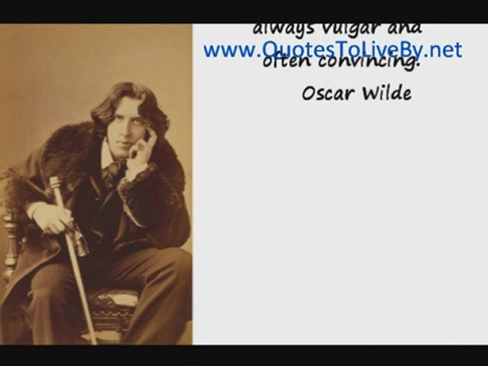 Oscar Wilde Quotes | www.QuotesToLiveBy.net