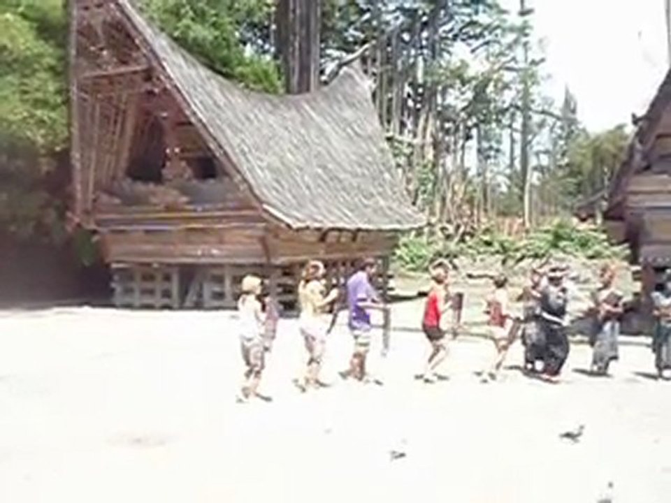 Danses batak a Simanindo, Samosir, Nord Sumatra