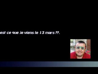 réponse perso pour l'anniversaire de Christophe