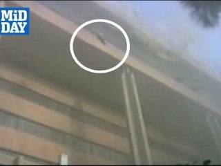 A man jumping from Carlton Tower