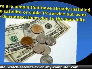 cable satellite tv on your pc