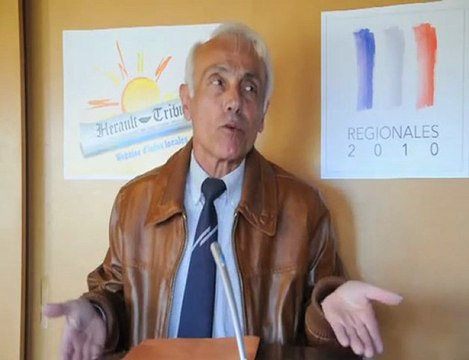 AGDE - 2010 - François AMOROS candidat aux élections régionales