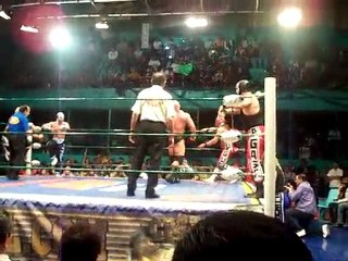 watchin' live wrestling.