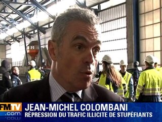 7 t. de cannabis brûlés sous les yeux d'Hortefeux