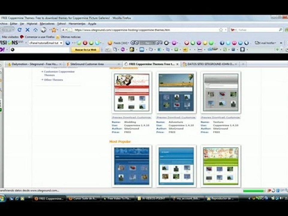 Siteground - Coppermine Templates
