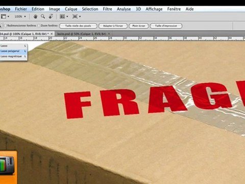 Graphis Channel - Photoshop cs4 tutoriel - Adapter un logo s
