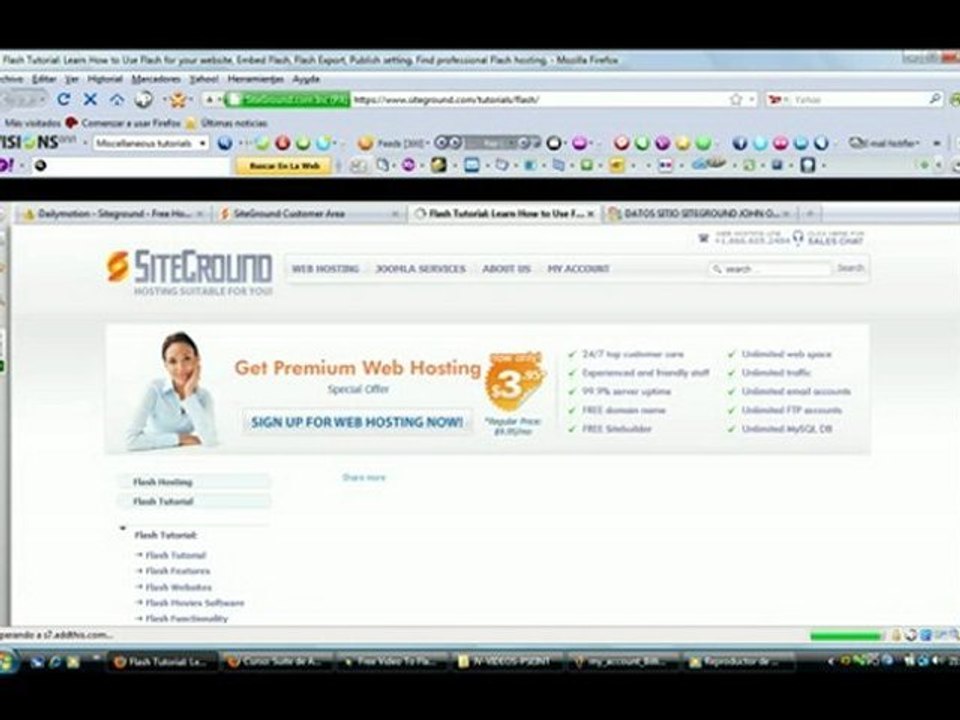 Siteground - Flash Tutorial