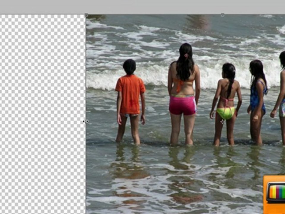 Photoshop cs4 tutoriel - Echelle basée sur le contenu