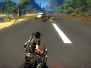 Just Cause 2 - Camion de pompier VS L'avion de ligne