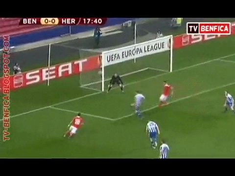 Benfica 4-0 Hertha Berlin (Liga Europa 2009-2010) Highlights