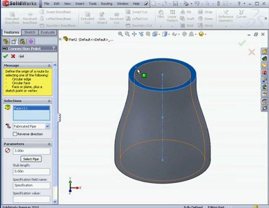 solidworks 2010 Tutorials  Routing